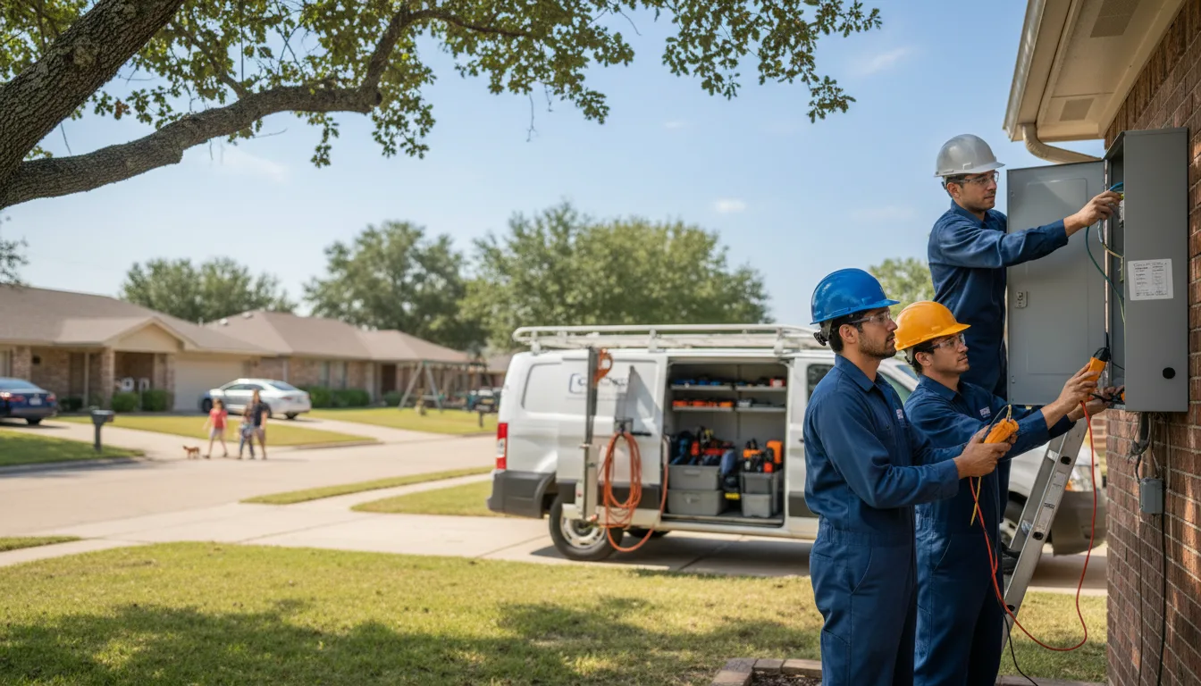 Certified electrician providing emergency electrical services in Triumph, IL